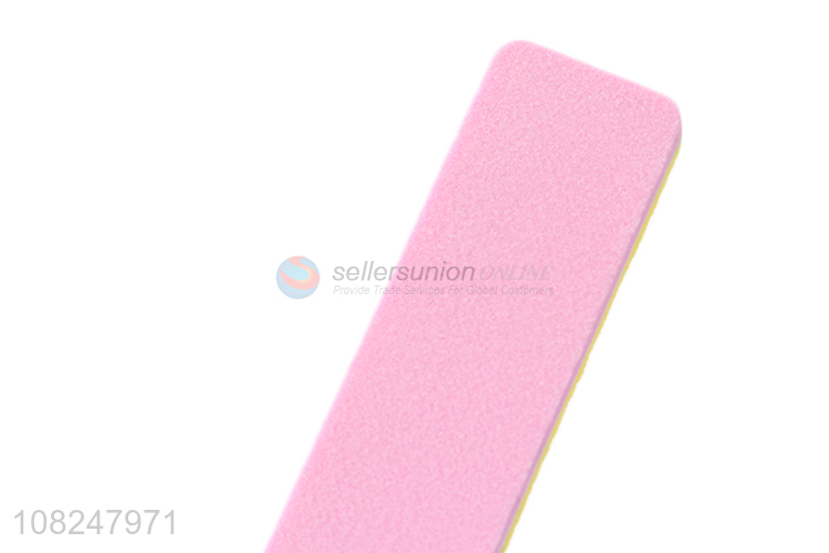High quality double sided sponge nail buffer nail file for acrylic nails