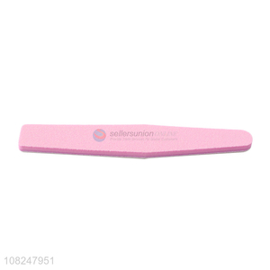 Wholesale washable double sided emery board nail file sponge nail buffer