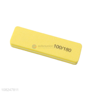 Wholesale 100/180 grit double sided nail file for natural acylic nails