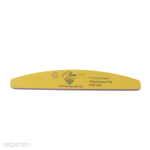 China supplier 120/180 grit <em>nail</em> file professional washable <em>nail</em> <em>buffer</em>