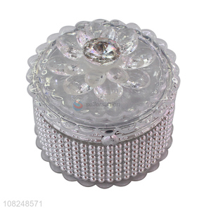 Yiwu market delicate girls jewelry storage box for desktop