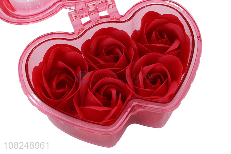 China factory double-heart shaped gifts set flower gifts box