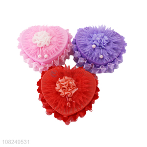 Popular products multicolor heart shape jewelry box with mirror