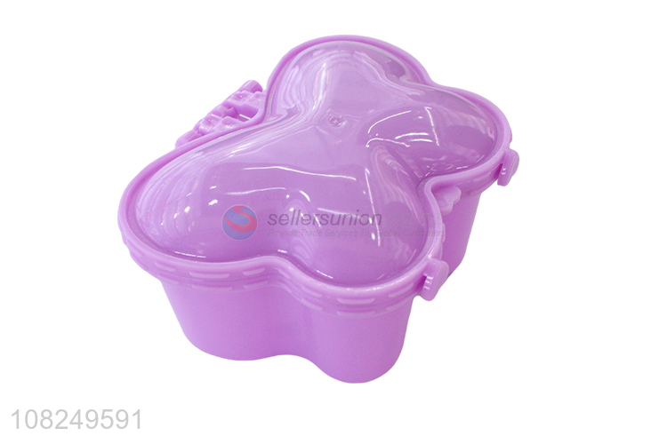 New products plastic butterfly shape jewelry box with mirror