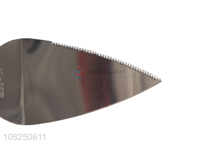 High Quality Stainless Steel Pizza Shovel Serrated Edge Pizza Cutter