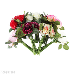 Fashion Design Plastic Flower Decorative Artificial Flower