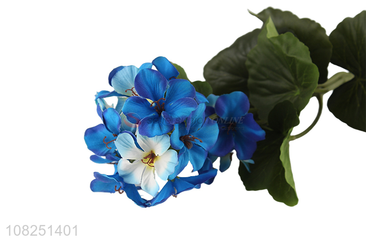 Custom Fashion Begonia Plastic Artificial Flower Fake Flower