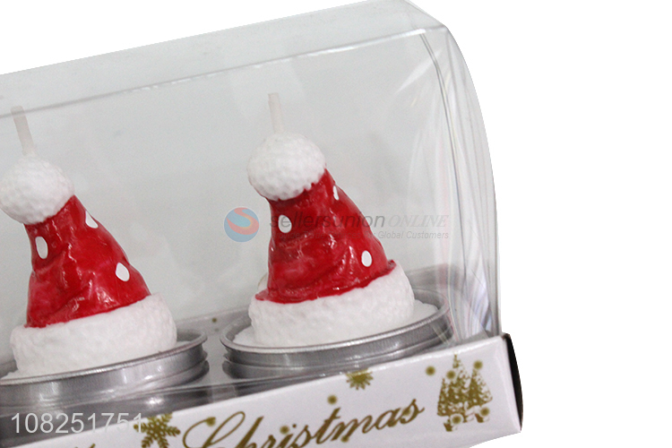 Yiwu market cute christmas candles party decorative candles