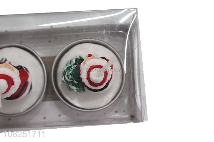 Wholesale price cute scented candle set for christmas