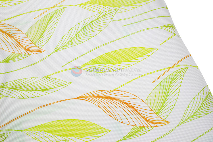 Wholesale waterproof leaf printed non-slip mat placemat shelf liner