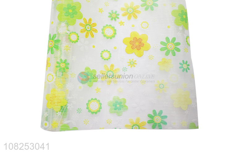 China supplier flower printed fridge drawer liner anti-slip mat