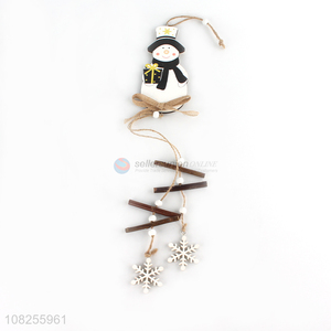 New arrival Christmas hanging wooden ornaments farmhouse decoration