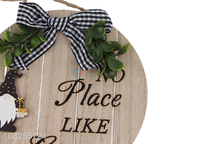 New arrival wooden Christmas ornaments rustic wooden slice decoration