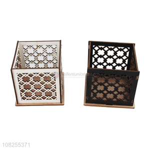 Good price laser cut hollowed out wooden <em>box</em> <em>Christmas</em> decoration