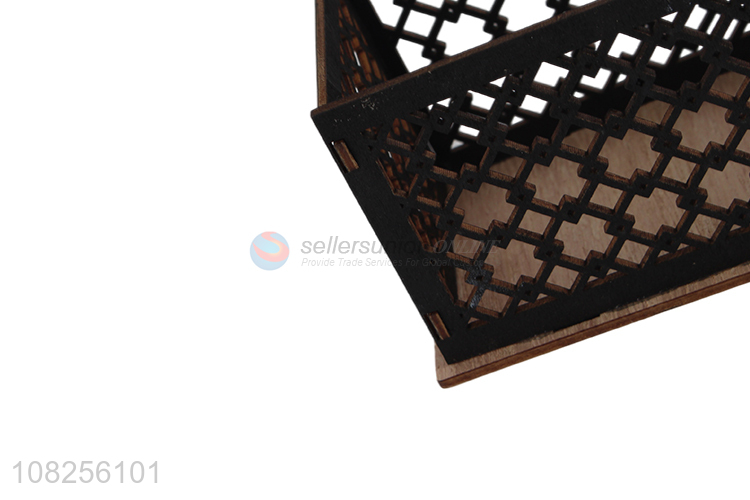 Best selling home decoration laser cut wooden box Christmas ornaments