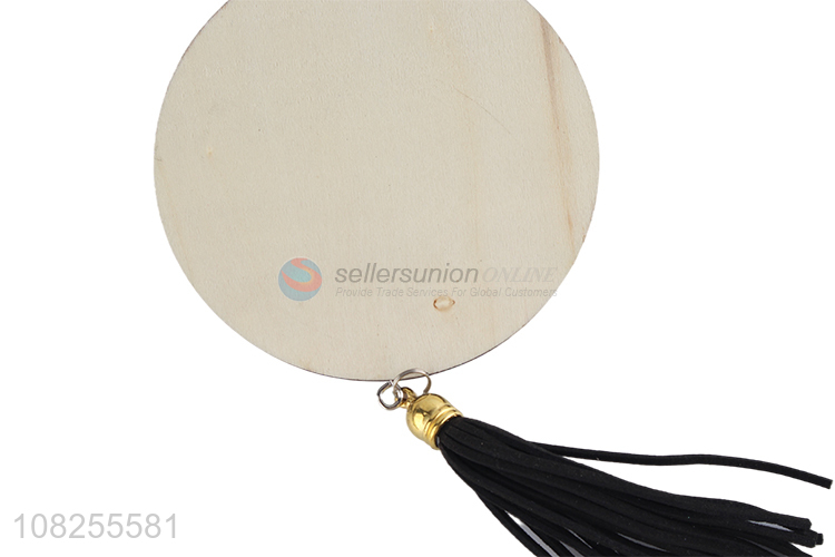 Good quality wooden Christmas tree decoration wood hanging ornaments
