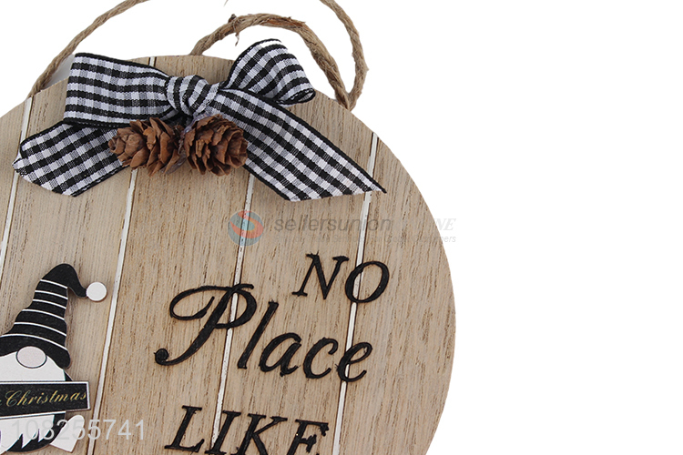 Best selling Christmas ornaments hanging wooden sign for holiday