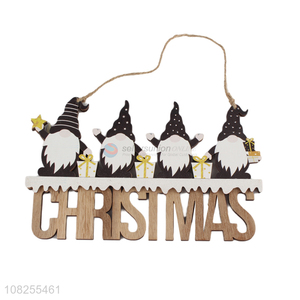 Good quality wooden Christmas door sign rustic hanging ornaments
