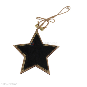New arrival Christmas tree hanging decoration wooden slice ornament