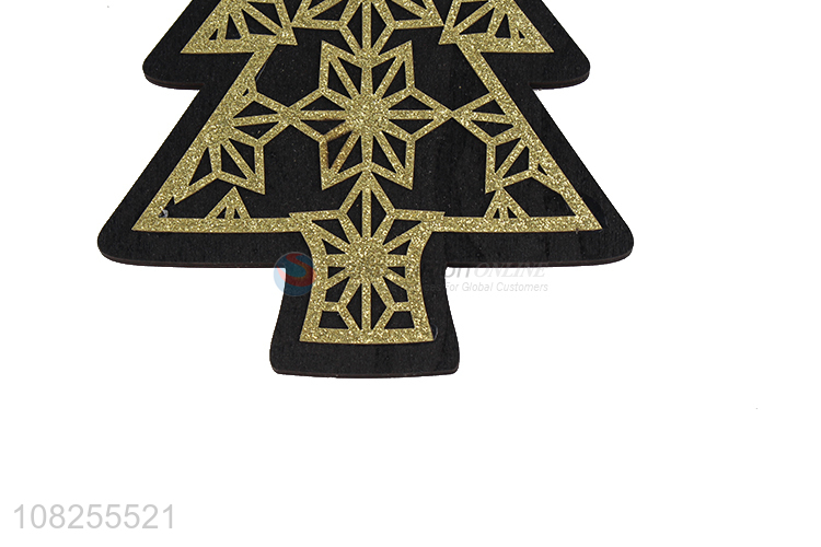China imports wooden tree ornament Christmas slices hanging decoration