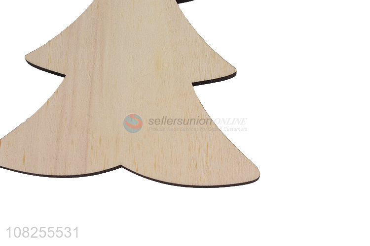 High quality Christmas hanging wooden ornaments Christmas tree pendant
