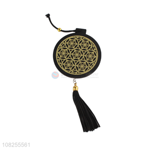 Popular design Christmas tree hanging ornaments wooden tassel pendant
