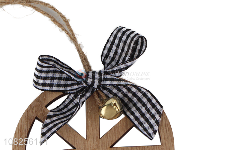Hot selling Xmas decoration hanging wooden Christmas tree ornament