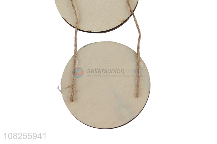 Good quality Christmas wooden hanging ornament for holiday farmhouse