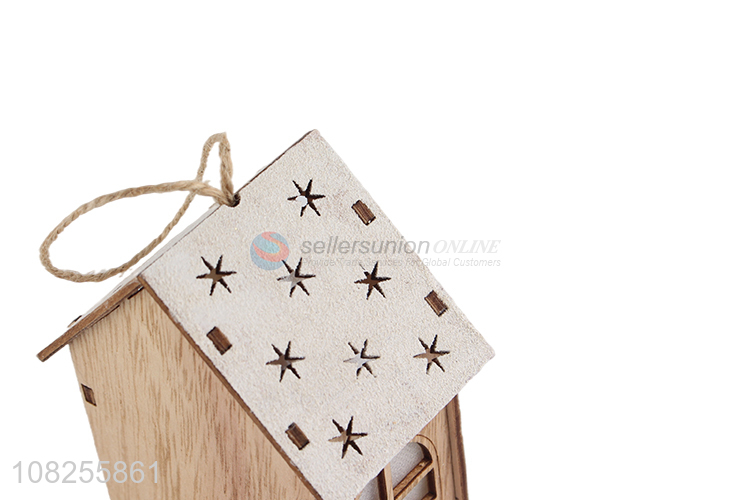 Best selling wooden house ornament Christmas tree farhouse decoration