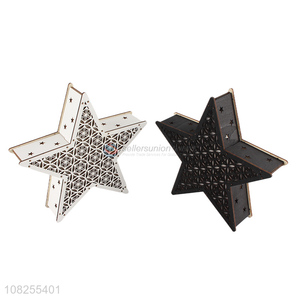 China imports <em>Christmas</em> tabletop wooden ornaments wood <em>star</em> craft