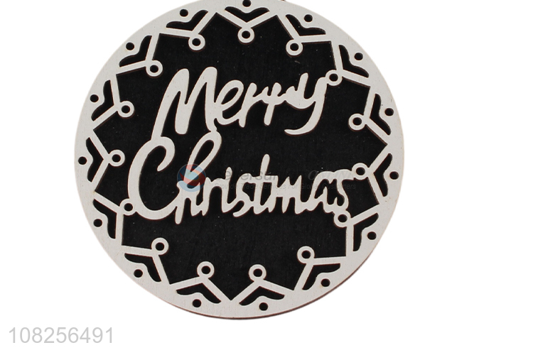Wholesale price creative wooden pendant for christmas