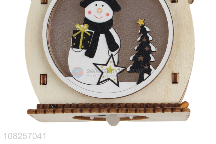 Factory wholesale wooden christmas pendant for party