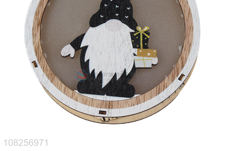 Wholesale wooden pendant christmas party decoration