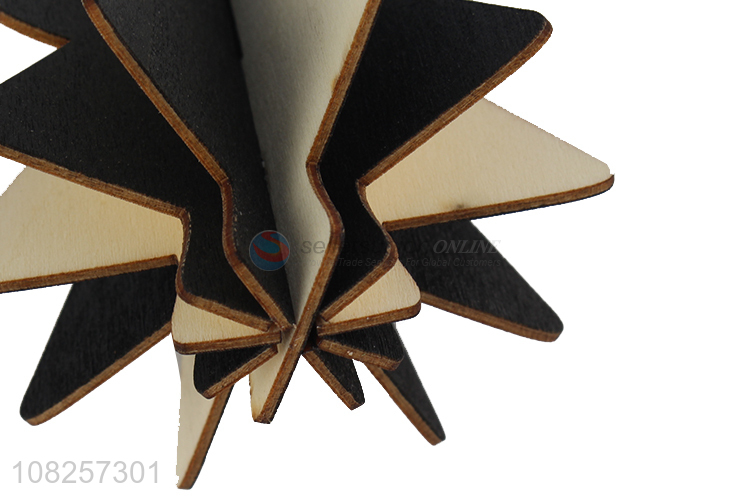 Factory price creative wooden pendant home party ornament