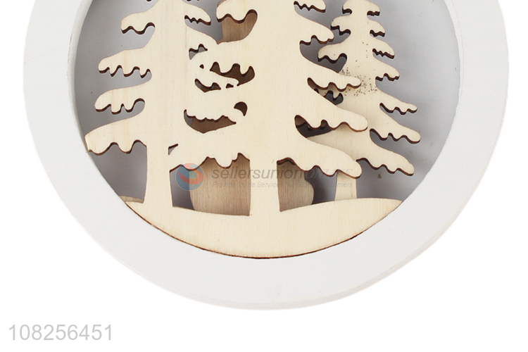 New products wooden pendant christmas party decoration