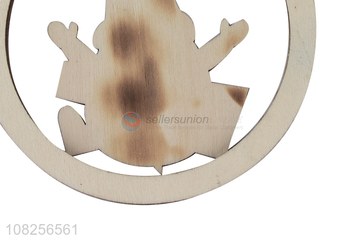 Hot selling wooden christmas door sign festive ornament