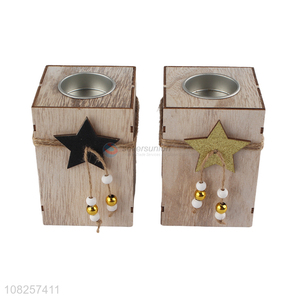 Factory wholesale desktop candle holders christmas ornaments