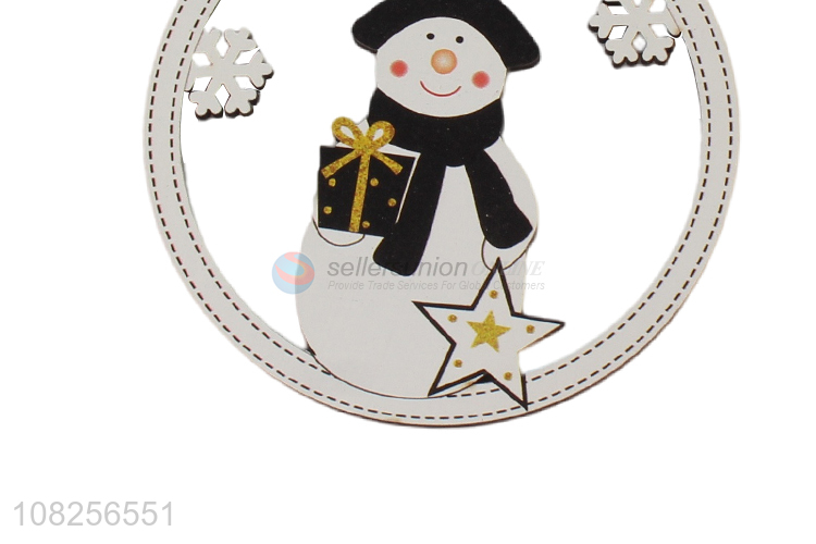 Low price simple snowman pendant christmas party decoration