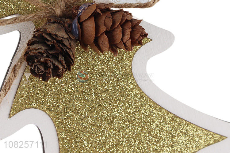 Lastest arrival creative wooden christmas tree ornament