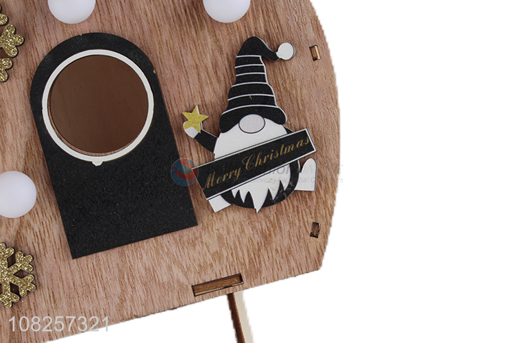 Factory price creative hanging wooden decoration for home