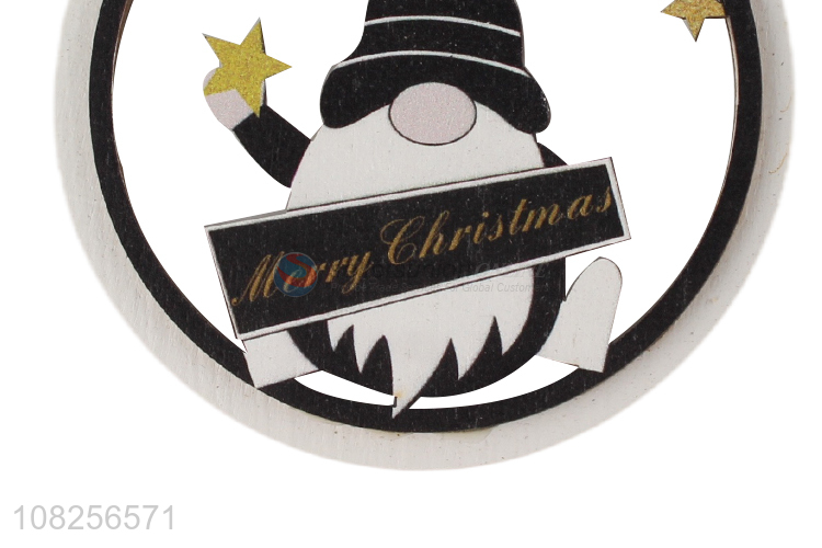 Factory wholesale creative wooden hang brand for christmas