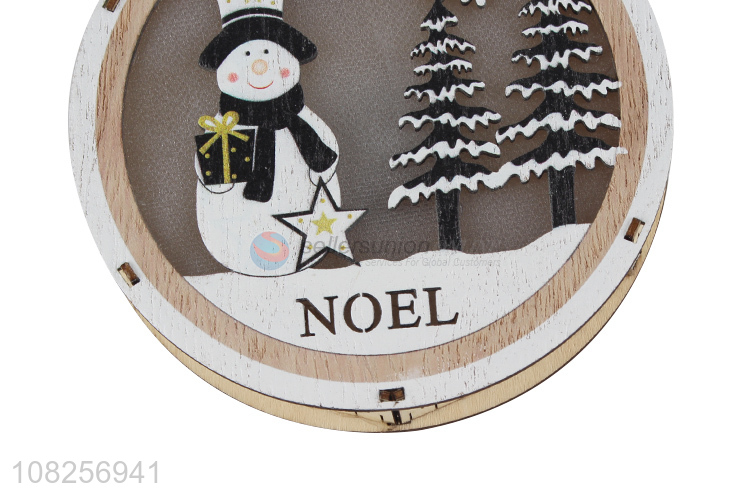 Top sale christmas wooden pendant home wall pendant