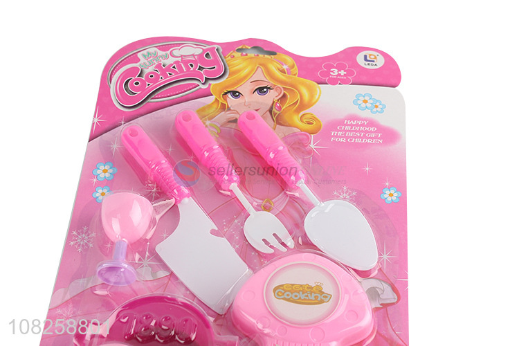 Top quality plastic children kitchen tableware toys for sale