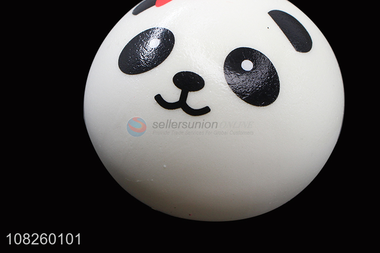 Yiwu market kawaii squishy panda bread mochi stress relief toy