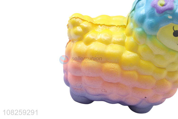 High quality soft cute stress relief toy squishy toy animal