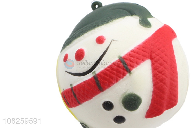 High quality Christmas stress ball pu foam slow rising toy