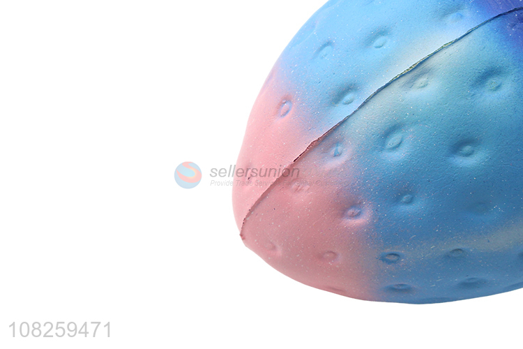 China supplier soft strawberry stress relief toy squishy toy