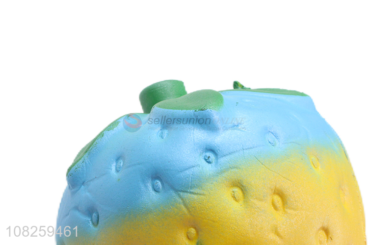Factory price jumbo slow rising strawberry squeeze squishy toy