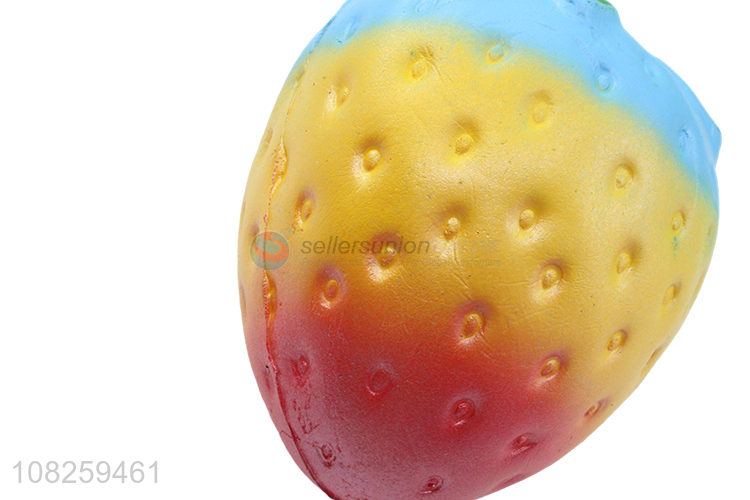Factory price jumbo slow rising strawberry squeeze squishy toy