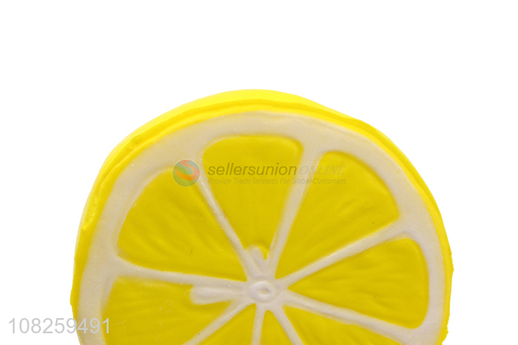 Low price stress relief lemon squeeze toy slow rebound toy